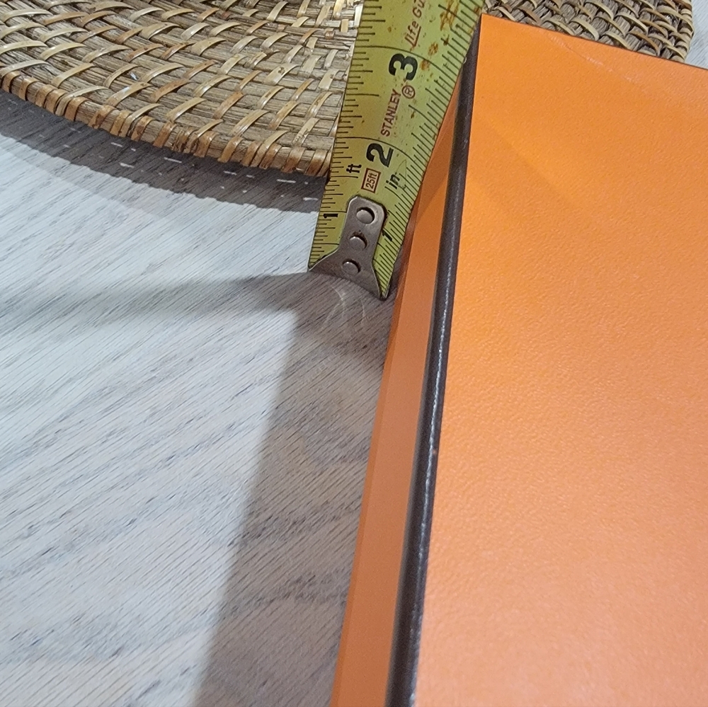 Herms Large Gift Box Empty Packaging Storage 9x11… - image 7